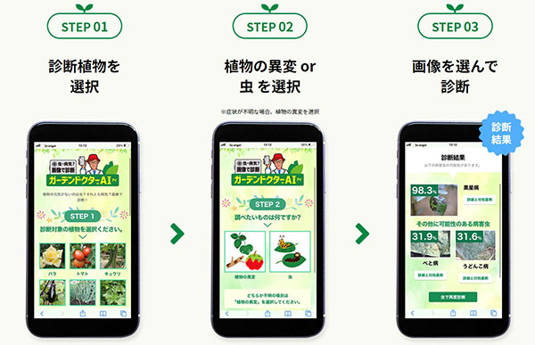 園芸の疑問を画像でスマート解決「ガーデンドクターAI」公開　住友化学園芸