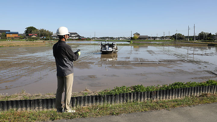 自動運転の作業