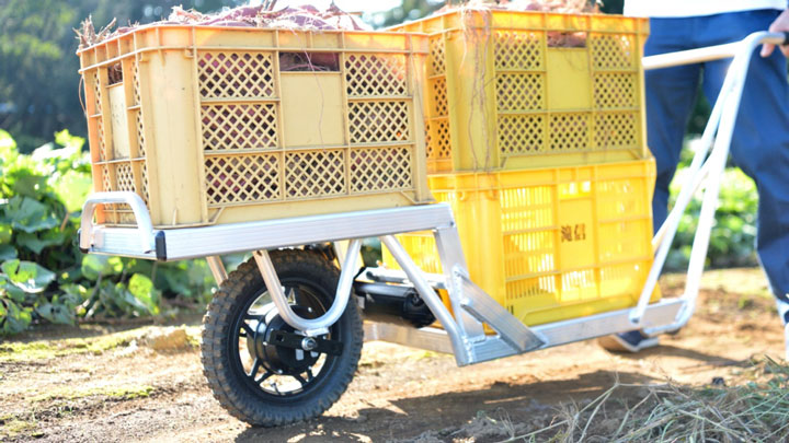 超低重心コンテナ一輪車「Cat Frame」