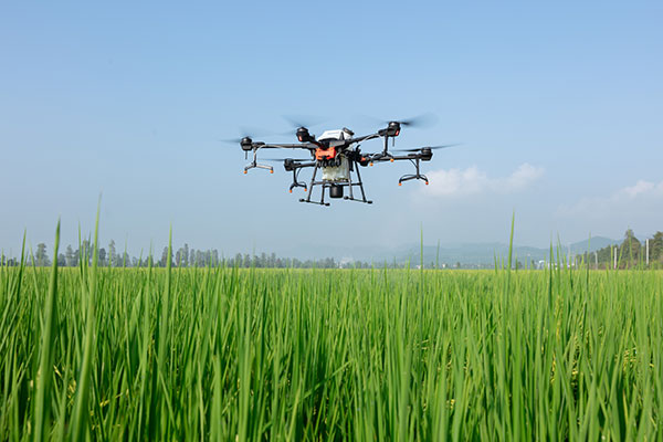 広い農地も果樹園も対応　安定飛行の農薬散布ドローン発売　DJI