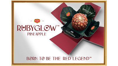 果皮が赤い「ルビーグロー　パイナップル」中国向けに発売　フレッシュ・デルモンテ・プロデュース