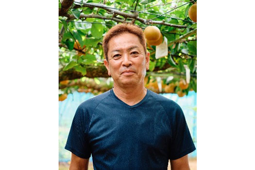 浜なし農家の鮫島さん