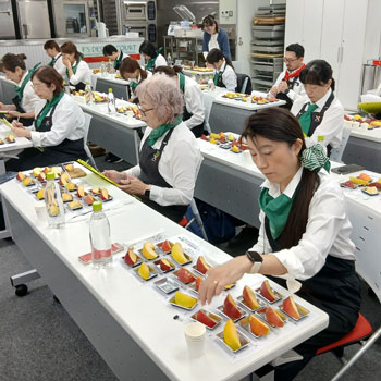 野菜ソムリエによる評価会