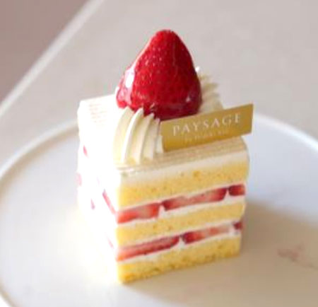 「あまりん」のショートケーキ