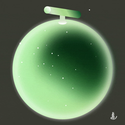 NFTアートの「Yubari Melon 