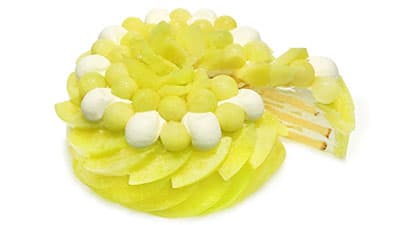 静岡県産「マスクメロン」のショートケーキ