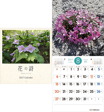 【プレゼント第2弾】 抽選で10名様に 花の詩（うた）カレンダー タキイ種苗