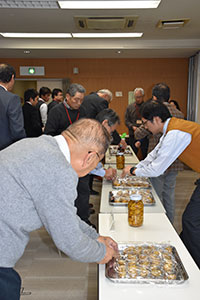 3品種の甘露煮食べ比べ